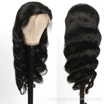 Transparent pre plucked hd lace front wigs 13x6,hd full lace human hair wigs,large cap 100% virgin human hair hd lace wigs